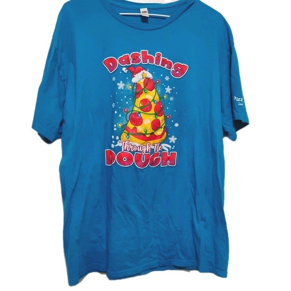 Pizza Hut Crew Member Shirt Mens Large Graphic Design Employee Uniform Work Logo